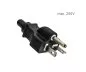 Preview: Power cable America USA NEMA 6-20P to C19, AWG 12, 20A, STOW, approvals: UL/CSA, black, length 1.80m